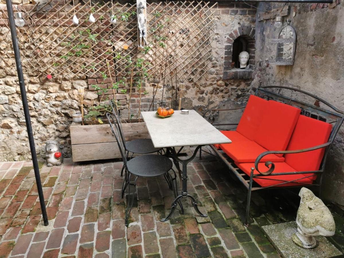 Appartement De Charme Honfleur Buitenkant foto